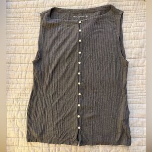 Abercrombie Button Tank Top